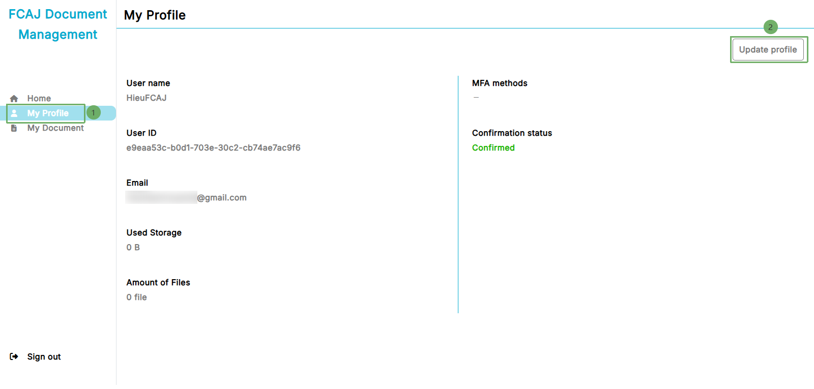 UpdateProfile